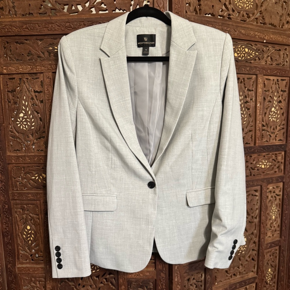 Worthington Light Gray Blazer